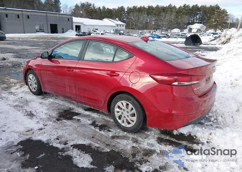 2017 Hyundai Elantra Se from USA, damaged, VIN 5NPD74LF1HH145633